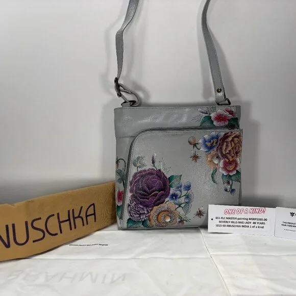 ANUSCHKAINDIA -PRISTINE NWT -$265.00-MASTER-PIECE PAINTING TOOK 8 WEEKS FOR TV
